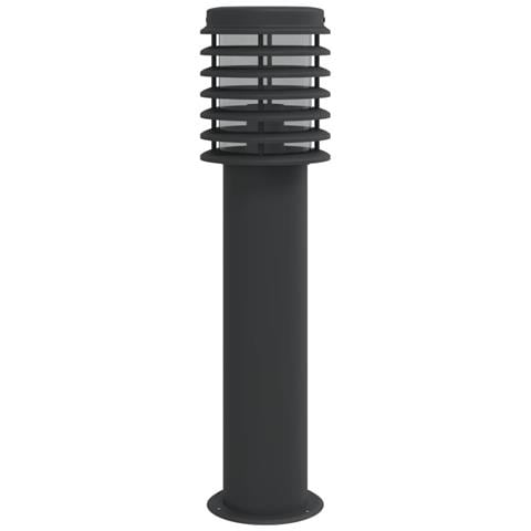 Lampada Da Terra Per Esterni Nera 60 Cm In Acciaio Inox - Foto 2