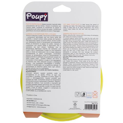 Piatto Pappa Calda Per Bambini Con Fondo Antiscivolo. - Foto 5