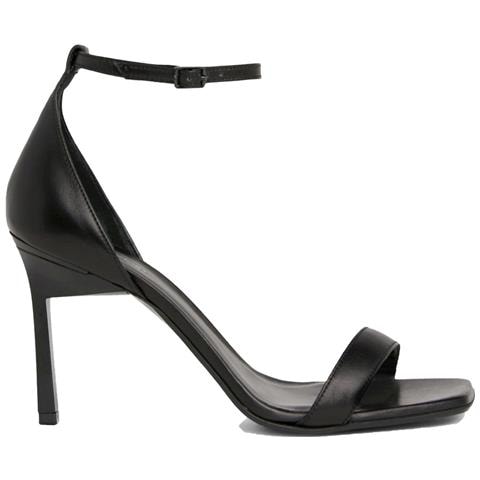 Heel Sandal 90 Sandali Pelle Scarpe Donna Nero Eu 39, Hw0hw01944 Beh - Foto 2
