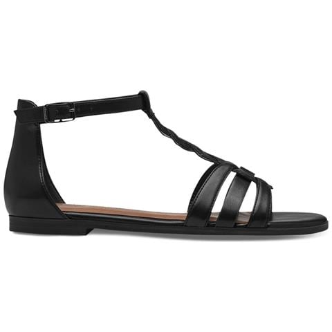 Black Casual Open Sandals Sandali Sintetico E Tessile Scarpe Donna Nero Eu 37, 1-28130-42 001 - Foto 2