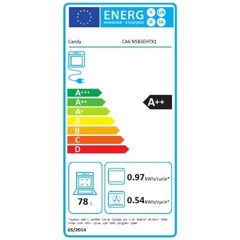 Forno Elettrico da Incasso Bake 800 33704009 Capacità 78 L Multifunzione Ventilato Colore Acciaio inox - Foto 2
