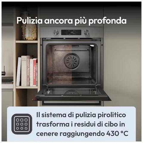 Forno Elettrico da Incasso Bake 800 33704009 Capacità 78 L Multifunzione Ventilato Colore Acciaio inox - Foto 14