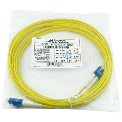 040402G512000005M cavo InfiniBand e in fibra ottica 5 m 2x LC 2x FC LC /APC Giallo - Foto 5