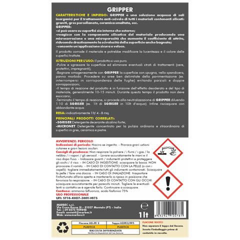 Gripper 1ltx6pz - Trattamento Antiscivolo Per Pavimenti - Foto 3