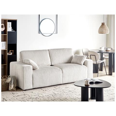 3 Posti Sandora Velluto A Coste Bianco Sporco - Foto 1