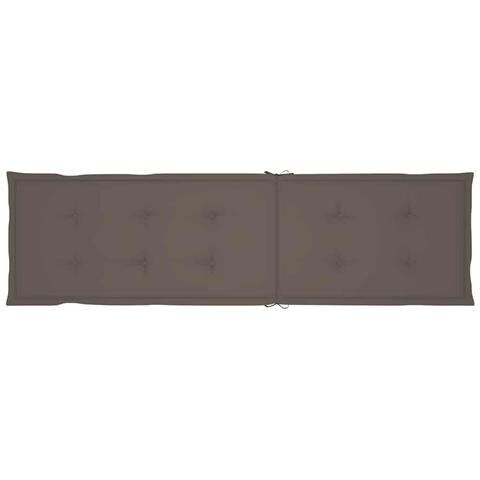 Sdraio Da Esterni Con Poggiapiedi E Cuscino Massello Di Acacia - Foto 8