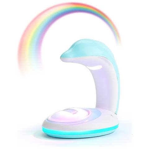 Lampada D'atmosfera Decorativa Per Feste Arcobaleno Delfino Blue - Foto 5