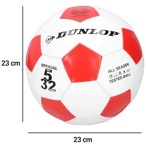 Pallone Da Calcio Taglia 5 A 32 Pannelli Classico, Rosso - Foto 4