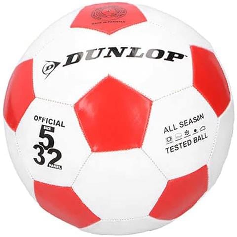 Pallone Da Calcio Taglia 5 A 32 Pannelli Classico, Rosso - Foto 1