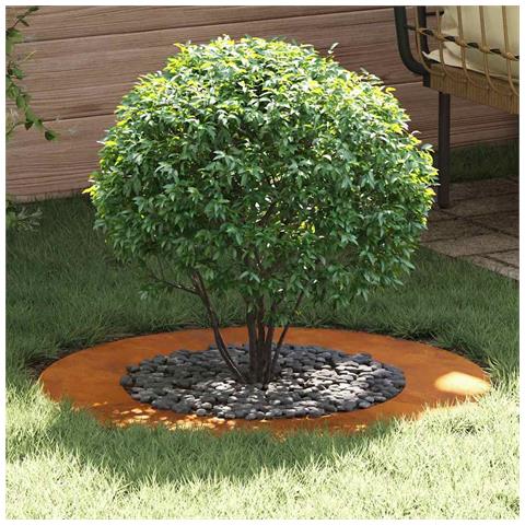 Anelli di Albero Piatto 5 pcs Marrone Ø50 / 80 cm acciaio corten - Foto 2