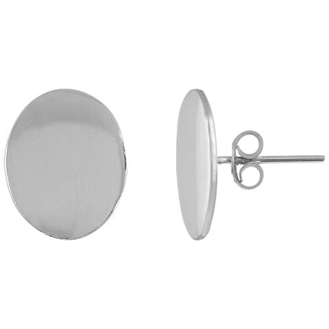 Ciondolo In Argento ""unique Silver"" Bottone Ovale Argento 925 - Foto 1