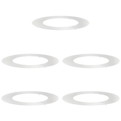 adatto per Anelli d'Albero Piatto 5 pcs Argento Ø50 / 80 cm - Foto 1