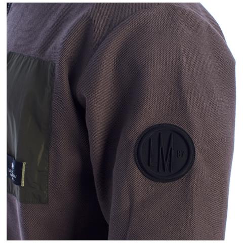 Felpa Da Uomo Con Mezza Zip Vestibilità Regolare Ymf601-fp565 - Foto 2