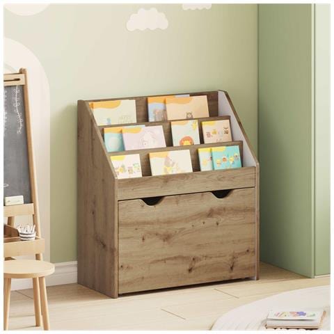 Libreria per Bambini Rovere artigianale 60 x 29,5 x 69 cm - Foto 2
