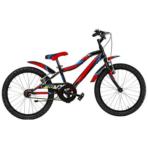 Bici Bimbo Mtb Misura 20 Mountain Bike Bambino Modello Vortex Vx20sc 1v - 28 Arancio Nero Giallo Fluo Opaco - Foto 2