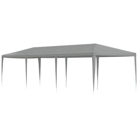 Tenda Party Grigio chiaro 900 x 300 x 255 cm PE e Acciaio - Foto 1