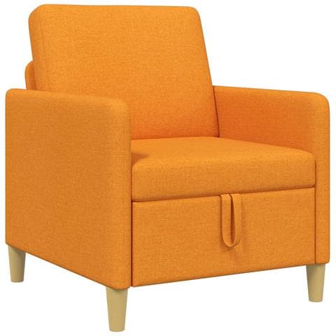Divano con Storage Giallo Scuro 72 x 78 x 87 cm Poliestere - Foto 1