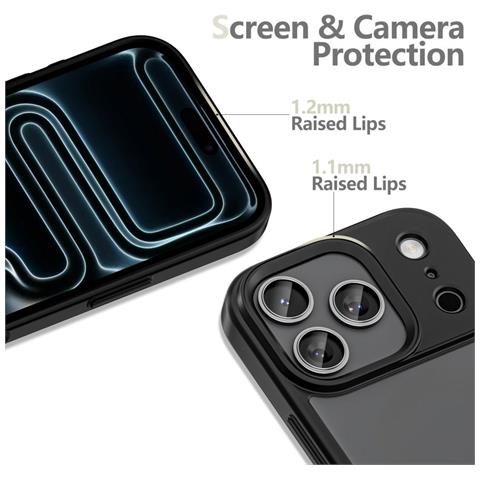 Custodia Opaca Nera Per Iphone 17 Pro Max - Foto 2