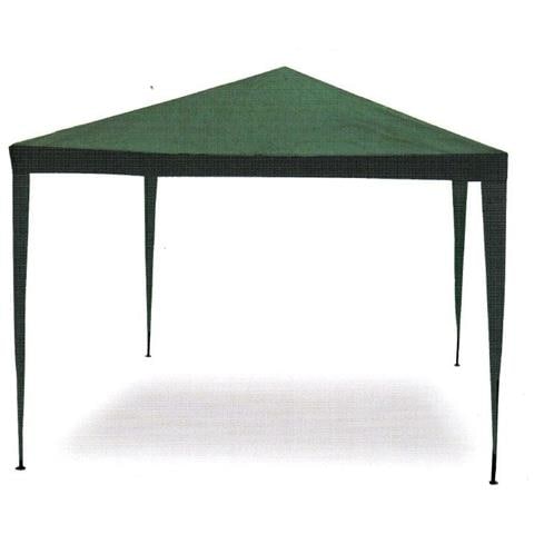 Gazebo Con Copertura Plastificata 3 X 3 Metri Verde - Foto 3