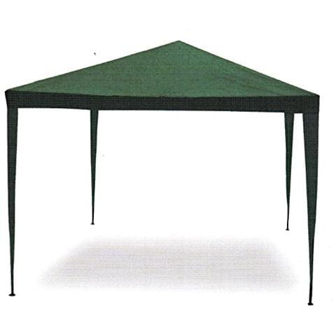 Gazebo Con Copertura Plastificata 3 X 3 Metri Verde - Foto 2