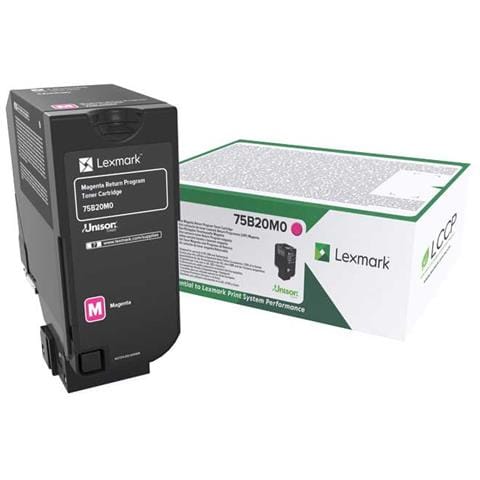 75B20M0 Toner Originale Magenta per CX727de / CS727de / CS728de Capacità 10000 Pagine - Foto 1