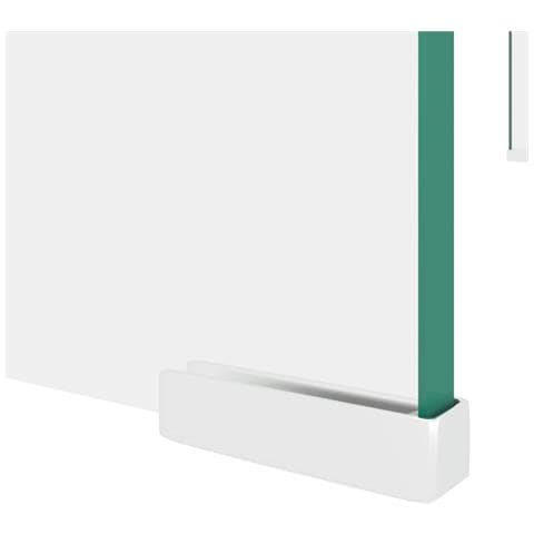 Mobile /Rialzo Porta TV in Vetro Trasparente 80x30x13 cm - Foto 2