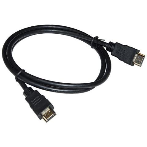 CAVO HDMI 4Kx2K PER PC, NOTEBOOK, HDTV, ECC CONTATTI DORATI MT 2 COLORE NERO - Foto 1