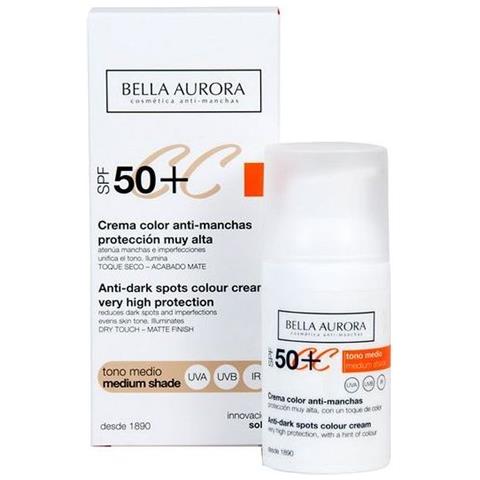 Cc Cream Medio Spf50+ Antimacchia Per Tutti Tipi Di Pelle - 30 Ml - Foto 1