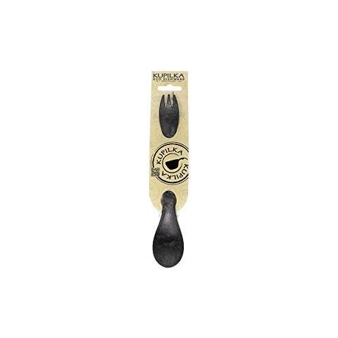 Spork 225 Cucchiaio Lungo Da Esterno, In Materiale Biologico, Riciclabile (nero) - Foto 1