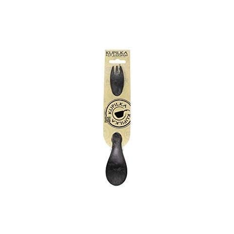 Spork 225 Cucchiaio Lungo Da Esterno, In Materiale Biologico, Riciclabile (nero) - Foto 2