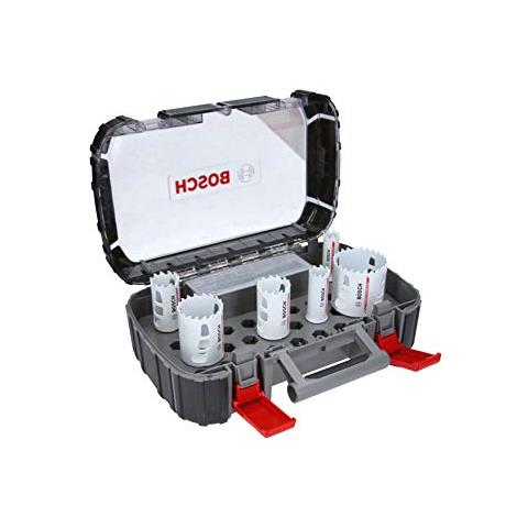 2608594184 Set Di Seghe A Tazza In Metallo Duro Endurance For Heavy Duty Universal, Accessorio Per Foratrice, Ø 22/25 / 35/40 / 51/68 Mm, Set Di 8 Pezzi - Foto 1