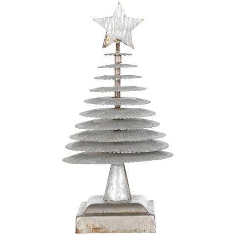 Decorazione Albero Di Natale Grigio Chiaro - Foto 1