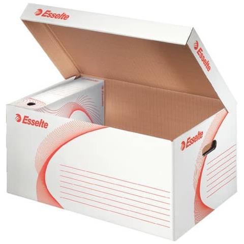 Scatola Archivio Esselte Boxy Container Con Coperchio Per Boxy 80 O 100 Chiusura Ad Incastro - 128900 (conf. 10) - Foto 1