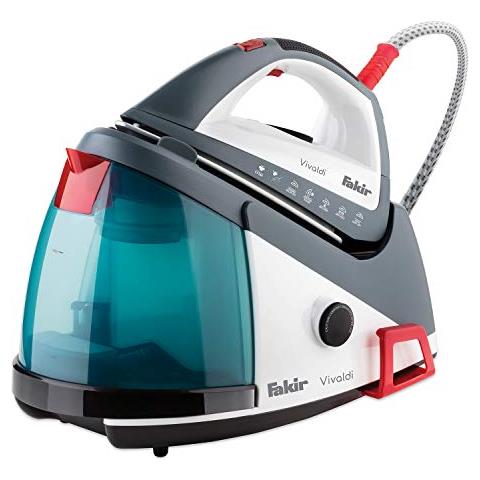 Vivaldi - Ferro Da Stiro A Vapore, Piastra In Ceramica, Potenza Vapore 6,5 Bar, Potenza Vapore 125 G / min, 2150 Watt, Colore: Bianco - Foto 2