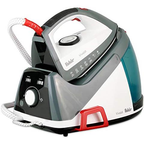 Vivaldi - Ferro Da Stiro A Vapore, Piastra In Ceramica, Potenza Vapore 6,5 Bar, Potenza Vapore 125 G / min, 2150 Watt, Colore: Bianco - Foto 1