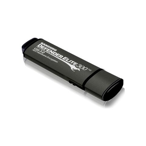 Defender Elite300, 128GB, USB 3.0 (3.1 Gen 1) , Type-A, 0 - 70 °C, -25 - 85 °C, Cuffia, Nero, Grigio - Foto 1