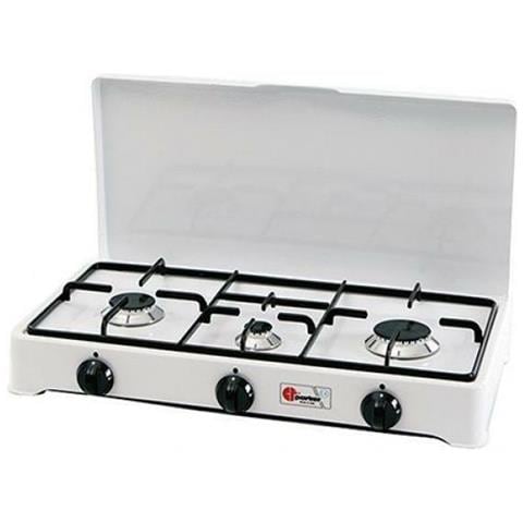 Fornello A Gas 3 Fuochi Mod. 5328 Cgp - Cm 58 X 28 X H 10 - Foto 1