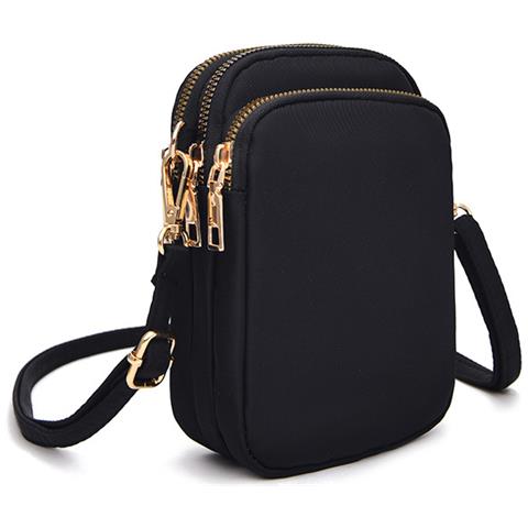 Borsa Per Cellulare A Tracolla Nero - Foto 1