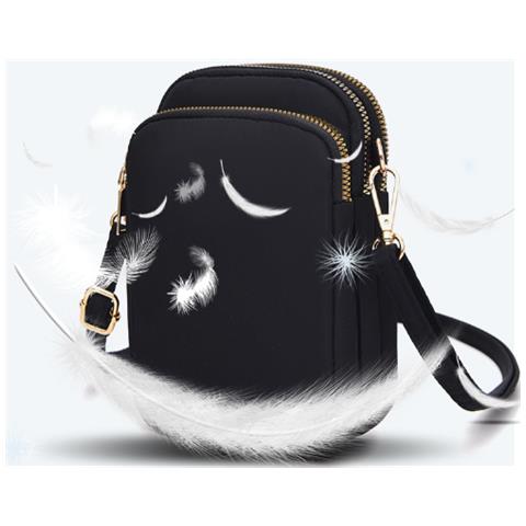 Borsa Per Cellulare A Tracolla Nero - Foto 5