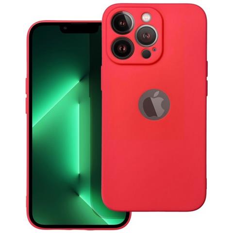 Custodia Tpu Silicone Cover Soft-case Per Apple Iphone 13 Pro Max Red - Foto 1