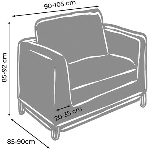 Copridivano Fodera Telo Protezione Divano Con Laccetti Fiocco Disegno Prezioso Nero Poltrona Nero - Foto 6