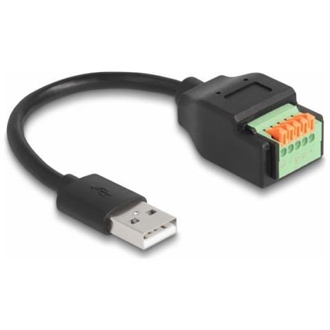 66061 Cavo Usb 0,15 M Usb 2.0 Usb A Nero - Foto 1