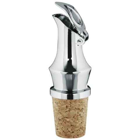 Tappo Versatore Dosatore - Frog, Edizione In Metallo Con Clip E Sughero Naturale - Foto 1
