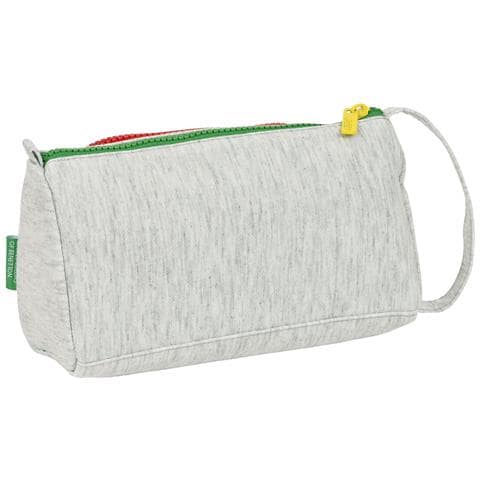Astuccio Per La Scuola Con Accessori Benetton Pop Grigio (20 X 11 X 8.5 Cm) (32 Pezzi) - Foto 2