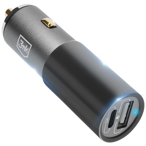 Caricatore Auto 100w 1x Usb Quick Charge 3.0 1x Usb-c Power Delivery, Nero - Foto 1