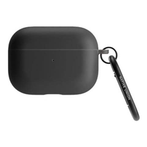 Cover Per Airpods Pro 2 Roam In Silicone Con Aggancio Metallico, Nero - Foto 1
