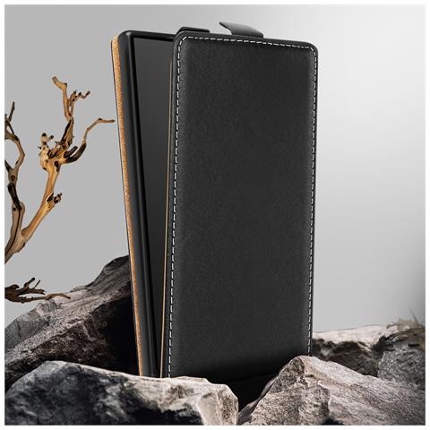 Custodia Verticale Per Samsung Galaxy S24 Ultra Portacarte Vintage - Foto 2