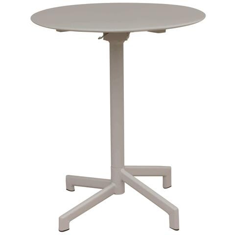 Tavolo Tondo Ø60 Cm Chiudibile Da Esterno Per Bar E Pub Salvaspazio Con Struttura E Piano In Acciaio Bazar - Foto 1