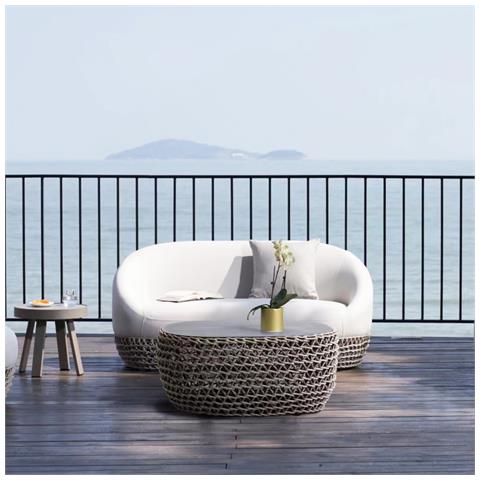 Atreides - Tavolino Da Esterno In Alluminio E Corda - Foto 2