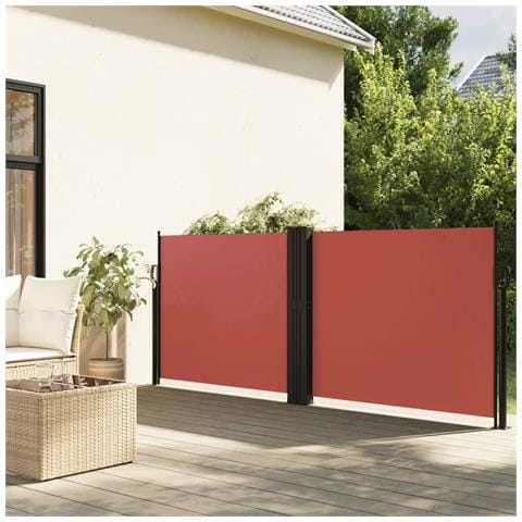 Tenda Da Sole Laterale Retrattile Terracotta 100x1000 Cm - Foto 1